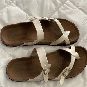 Out wood sandals